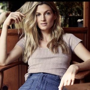 Doen Brigitte tee in light mauve